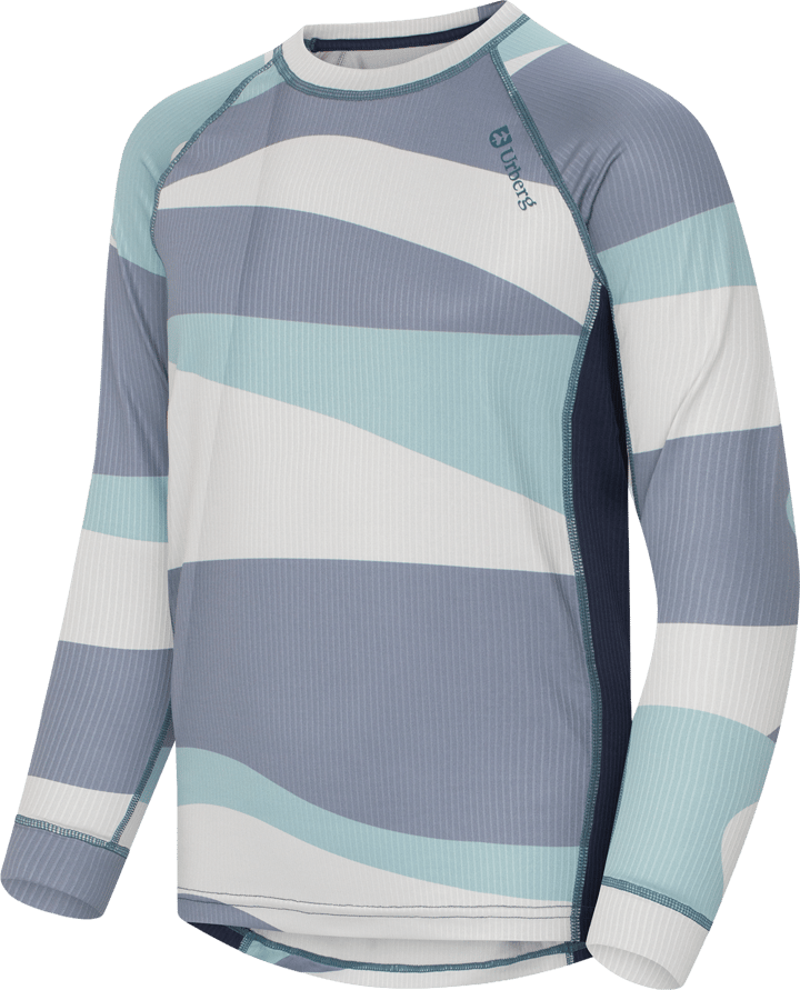 Urberg Junior's Printed Base Layer Set Blue Aop Urberg