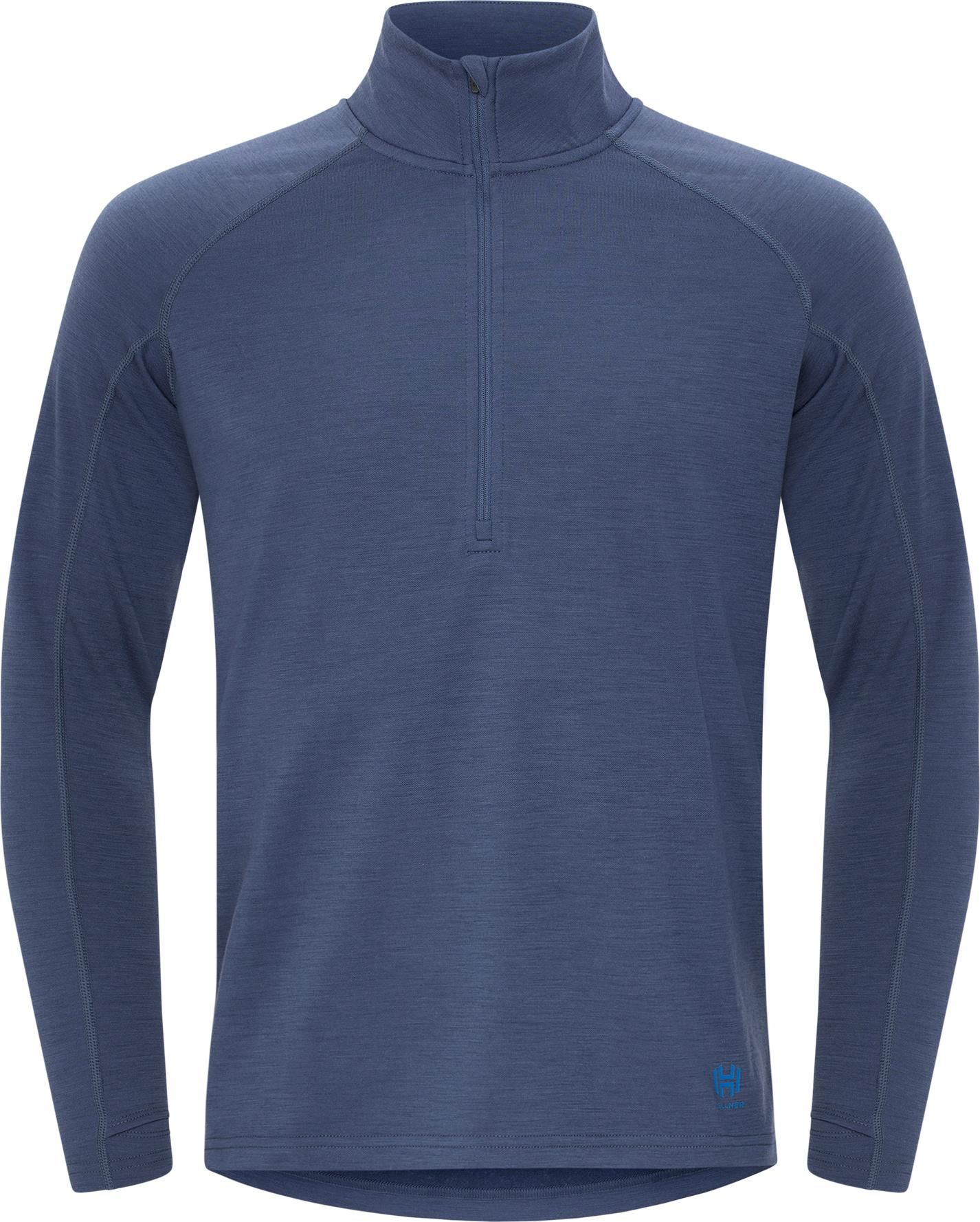 Hellner Men's Wool Mix 2nd Layer Half Zip Oceania
