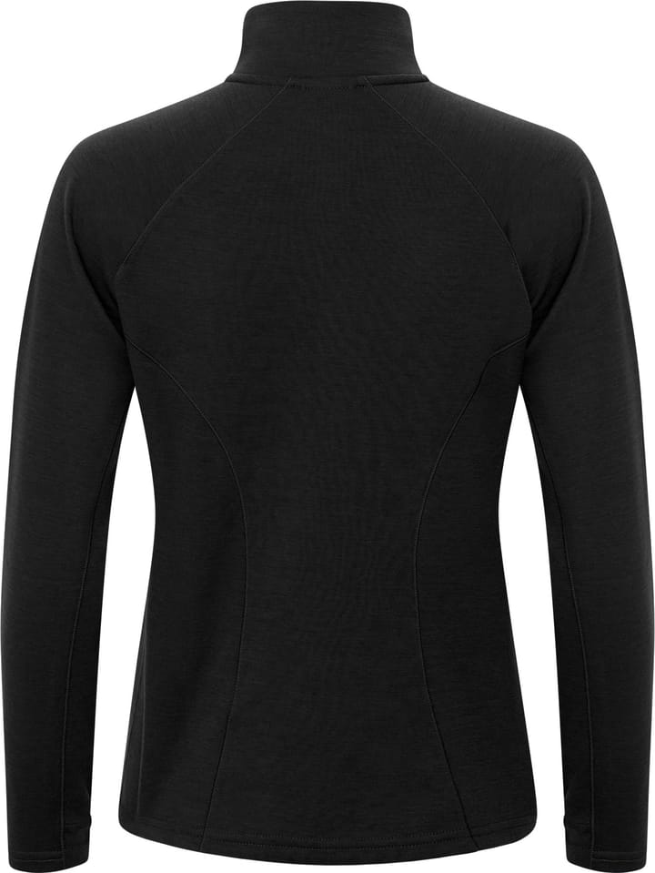 Hellner Women's Wool Mix 2nd Layer Half Zip Black Beauty Hellner