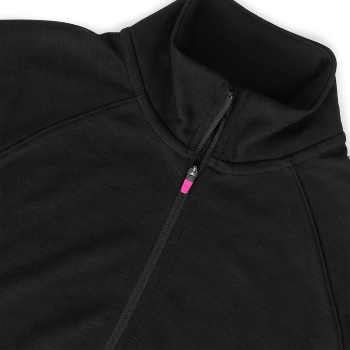 Hellner Women's Wool Mix 2nd Layer Half Zip Black Beauty Hellner