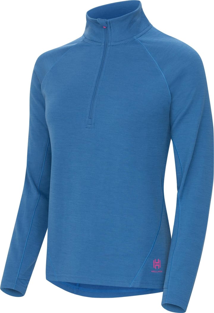 Hellner Women's Wool Mix 2nd Layer Half Zip High Tide Hellner