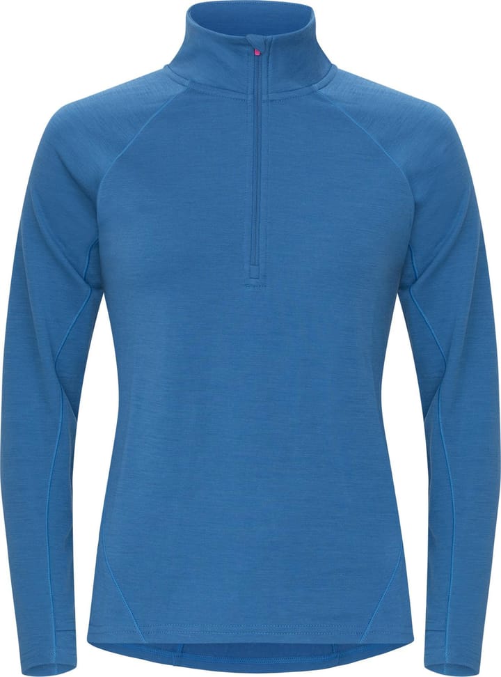Hellner Women's Wool Mix 2nd Layer Half Zip High Tide Hellner