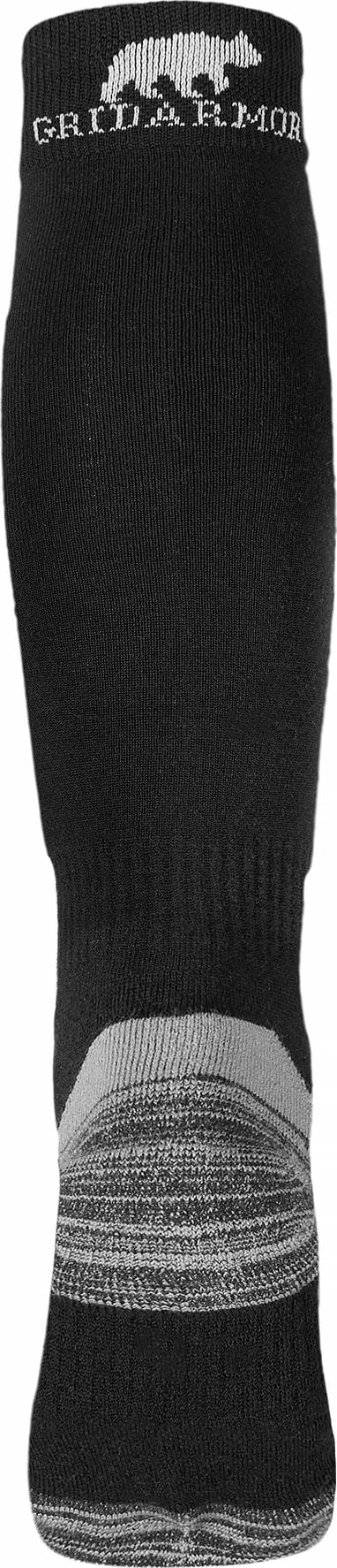 Gridarmor Solid Alpine Merino Wool Sock Black Beauty Gridarmor