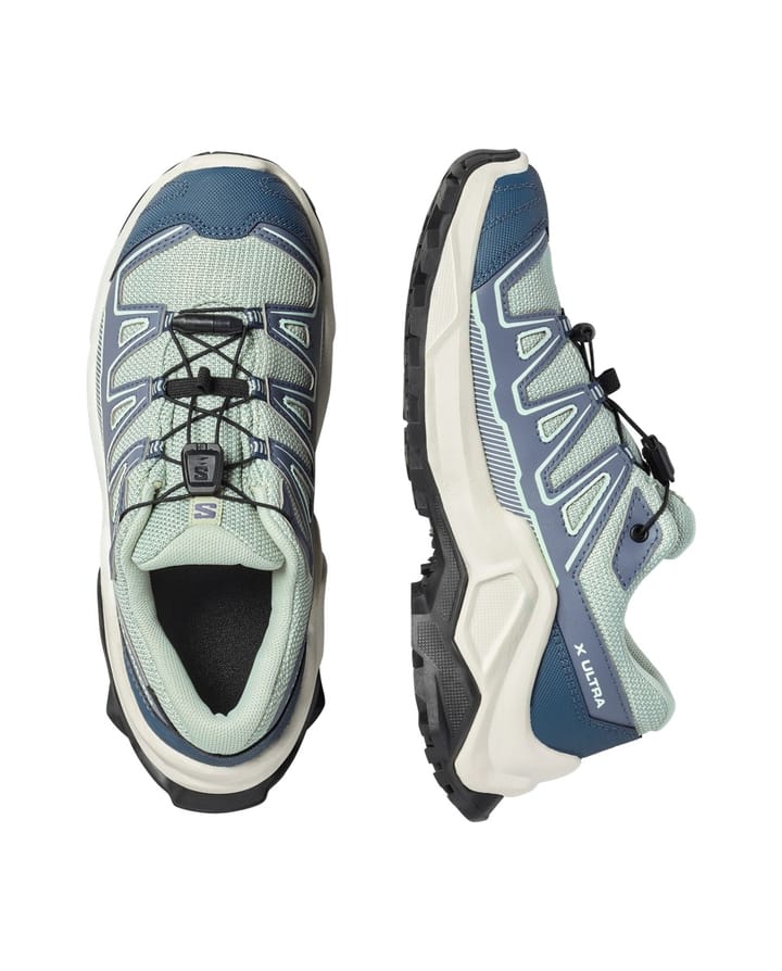 Salomon Kids' X Ultra GORE-TEX Green Milieu / Grisaille / Clearly Aqua Salomon