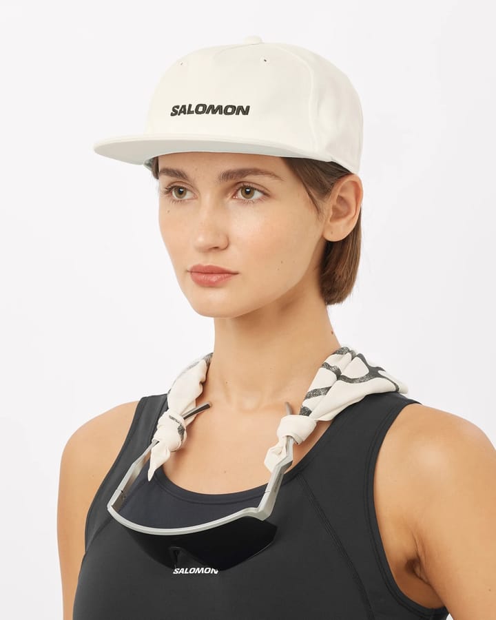 Salomon Logo Flat Cap Whisper White/ Salomon