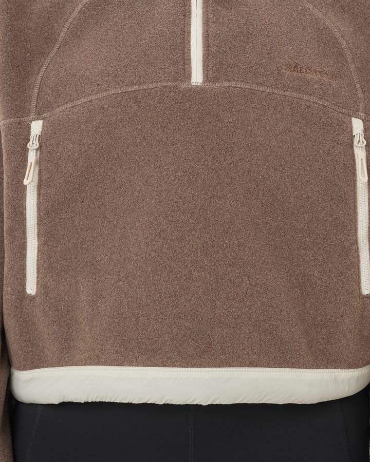 Salomon Chroma Fleece Crop W Iron/silver Cloud/ Salomon