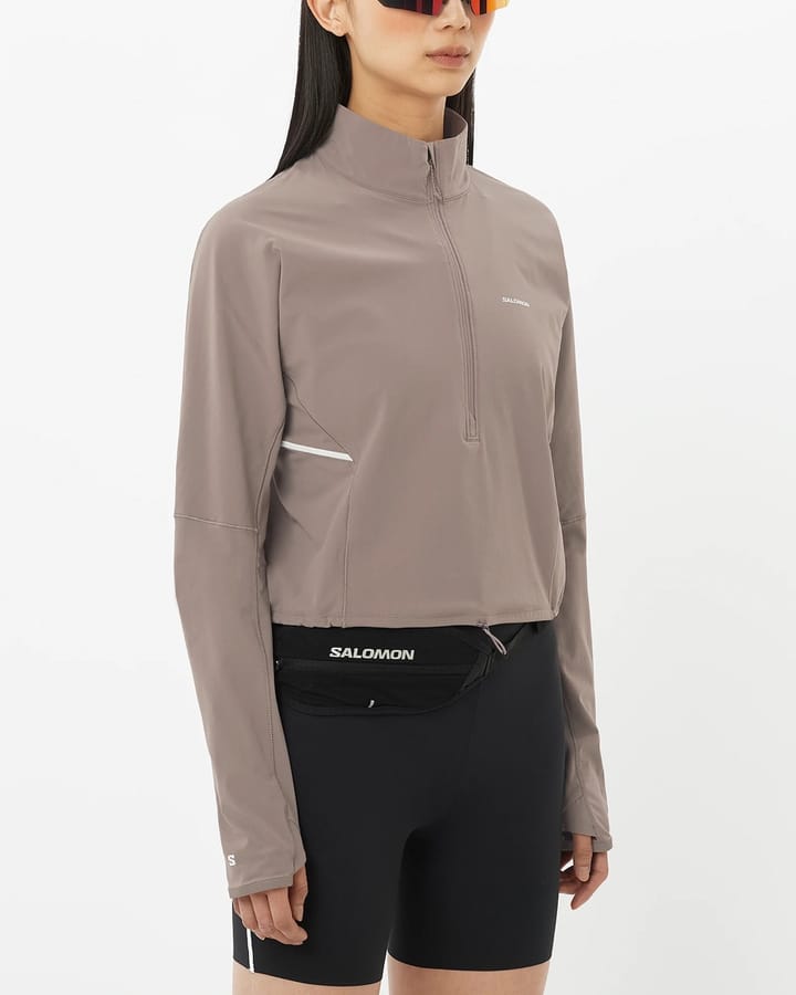 Salomon Sense Aero Hybrid Crop Pullover W Iron/ Salomon