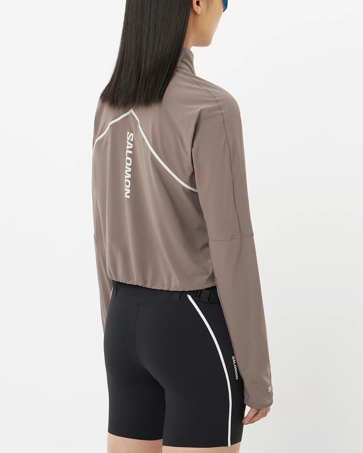 Salomon Sense Aero Hybrid Crop Pullover W Iron/ Salomon
