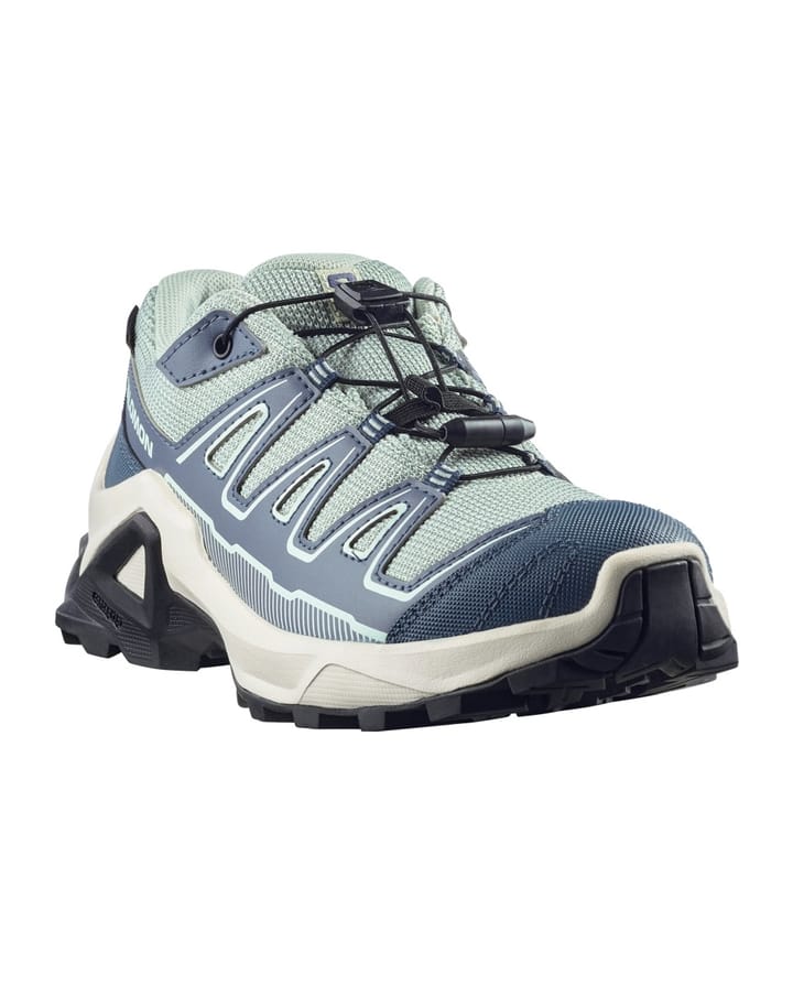 Salomon Kids' X Ultra GORE-TEX Green Milieu / Grisaille / Clearly Aqua Salomon