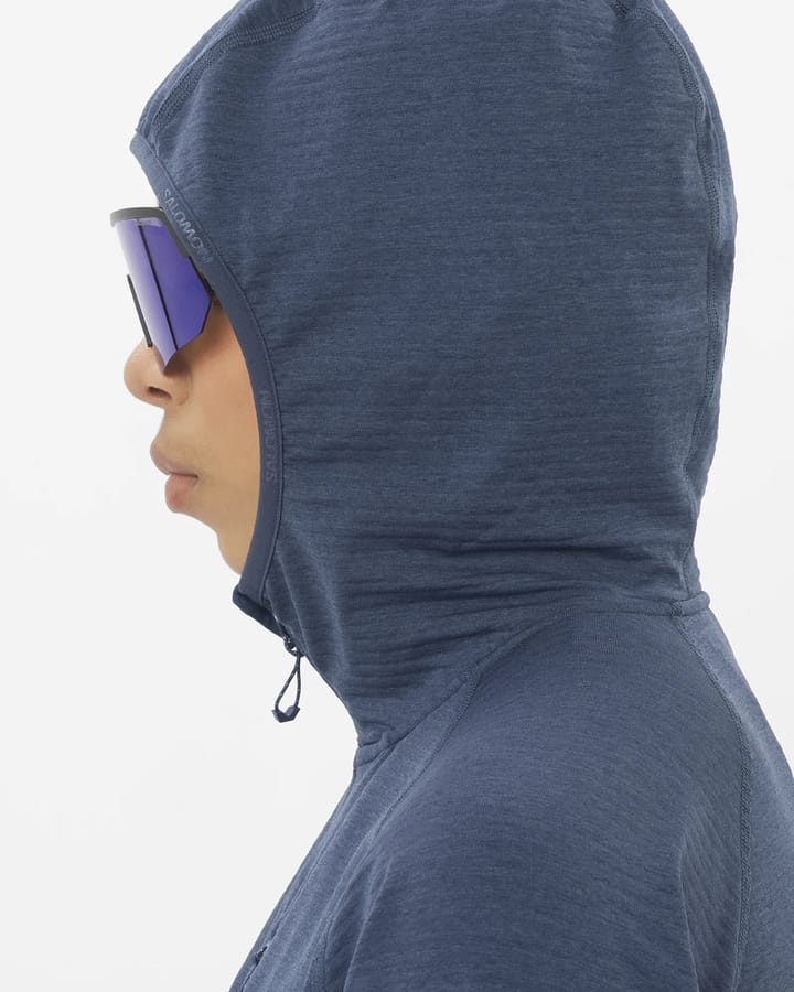 Salomon Women's Essential Lightwarm Hoodie Blue Nights Salomon