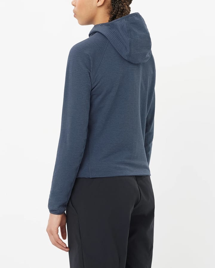 Salomon Women's Essential Lightwarm Hoodie Blue Nights Salomon