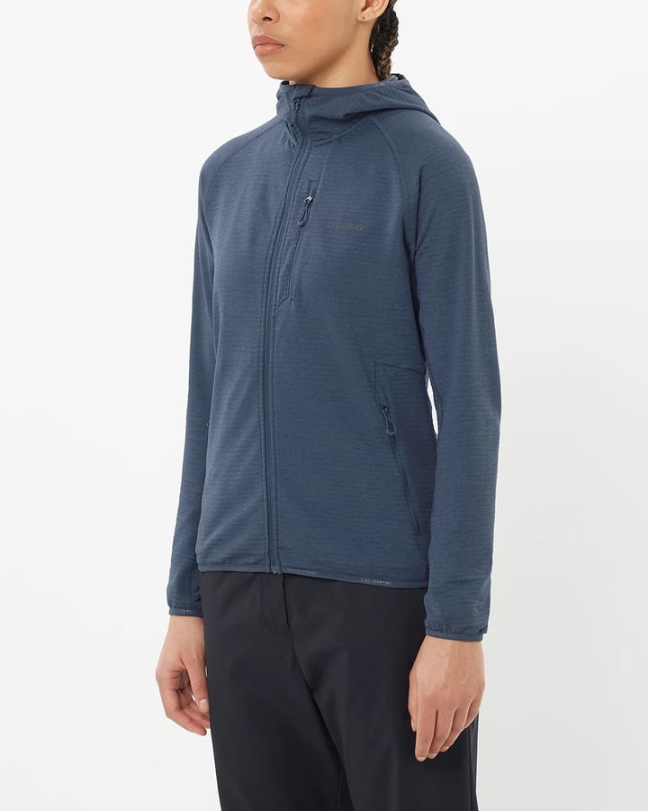 Salomon Women's Essential Lightwarm Hoodie Blue Nights Salomon