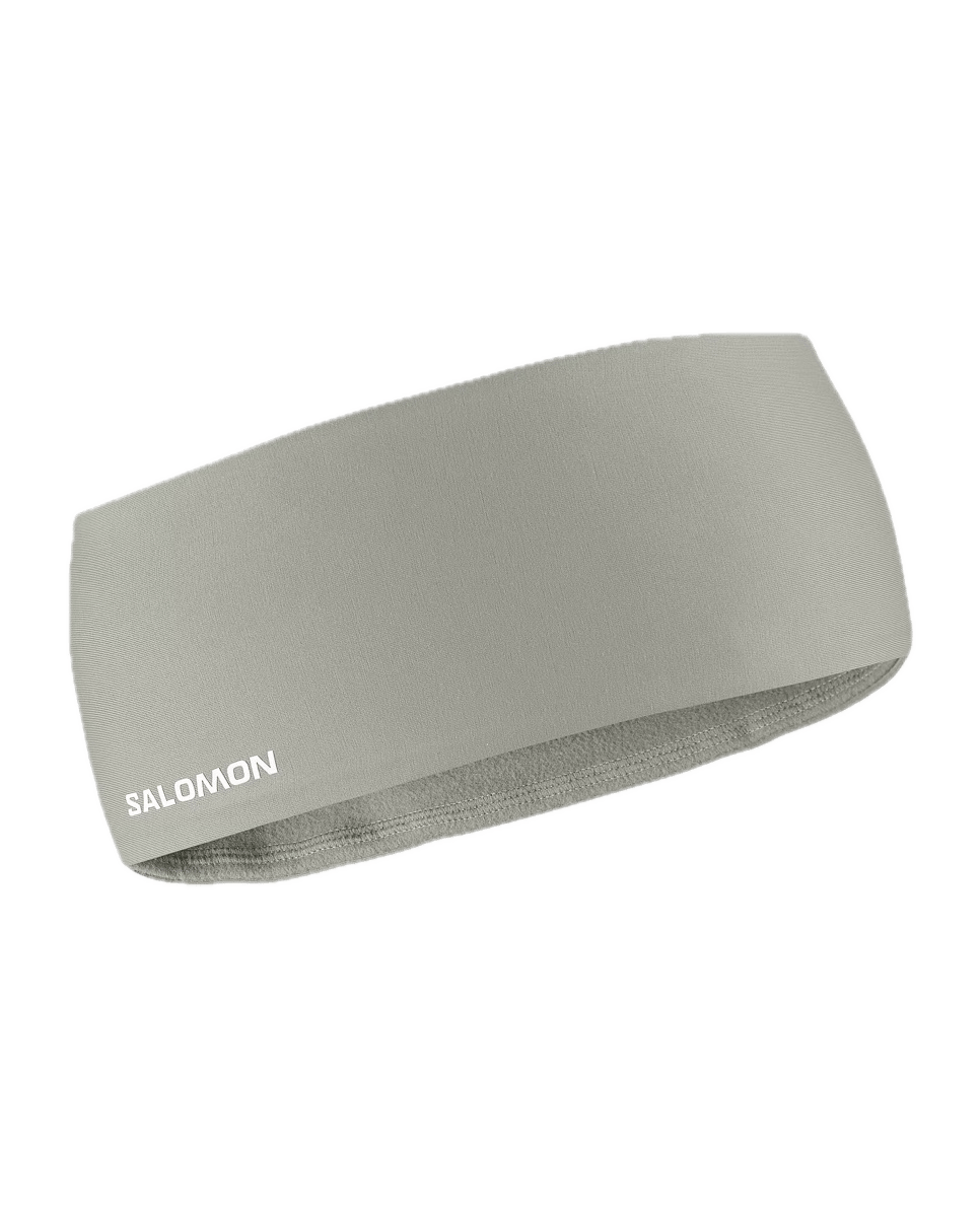 Salomon Unisex Run Tech Headband  Castor Gray/