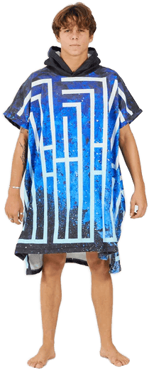 After Essentials Poncho Artist Series Atlas After Essentials