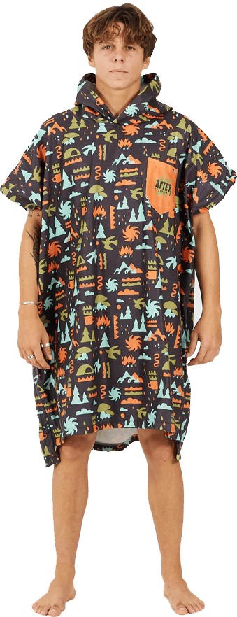 After Essentials Poncho Outdoor Trekking Black