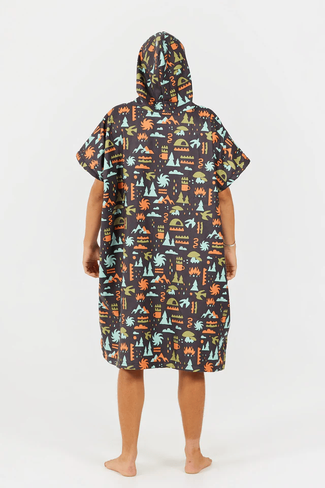 After Essentials Poncho Outdoor Trekking Black After Essentials