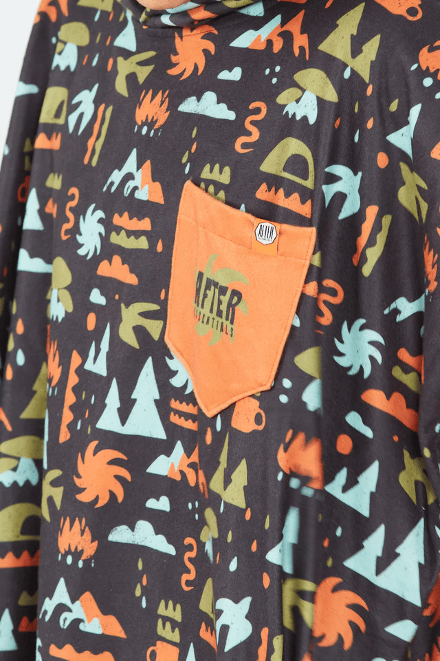 After Essentials Poncho Outdoor Trekking Black After Essentials