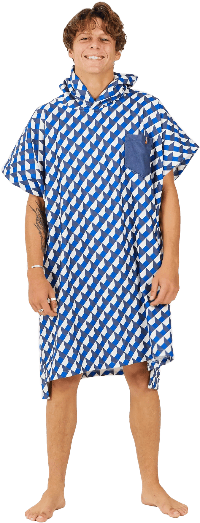 After Essentials Poncho Swim Club Vertigo Blue