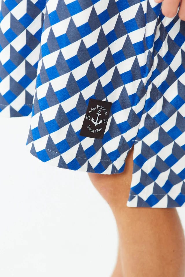 After Essentials Poncho Swim Club Vertigo Blue After Essentials