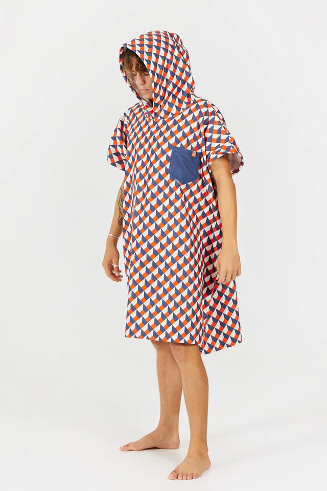 After Essentials Poncho Swim Club Vertigo Orange After Essentials