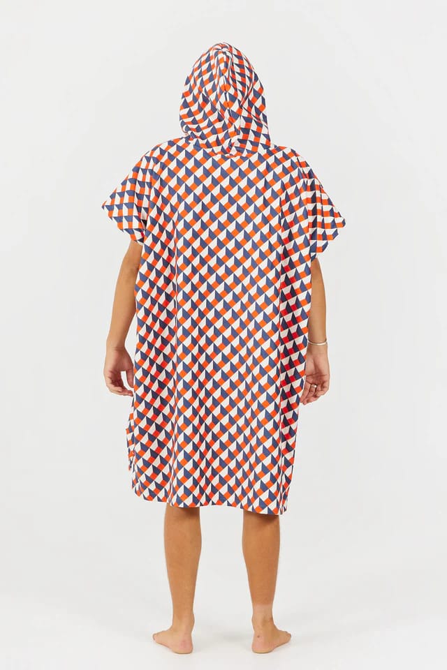 After Essentials Poncho Swim Club Vertigo Orange After Essentials