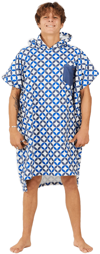 After Essentials Poncho Swim Club Vertigo Bluestar After Essentials