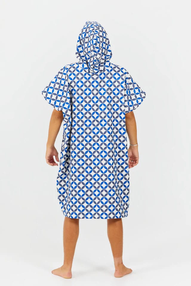 After Essentials Poncho Swim Club Vertigo Bluestar After Essentials