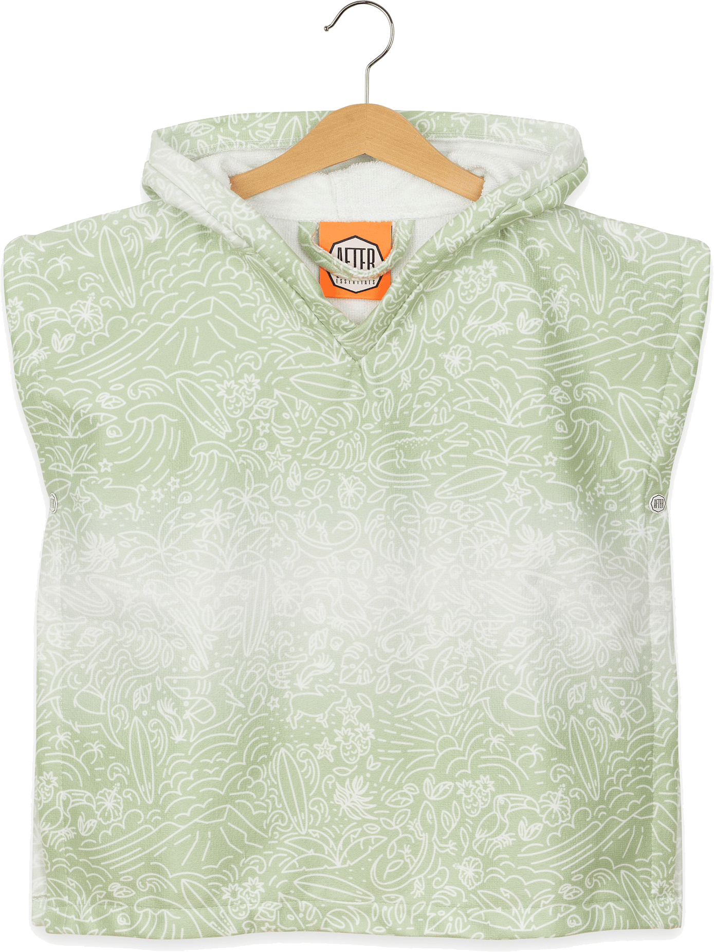 After Essentials Baby Snap-Button Poncho Pura Vida