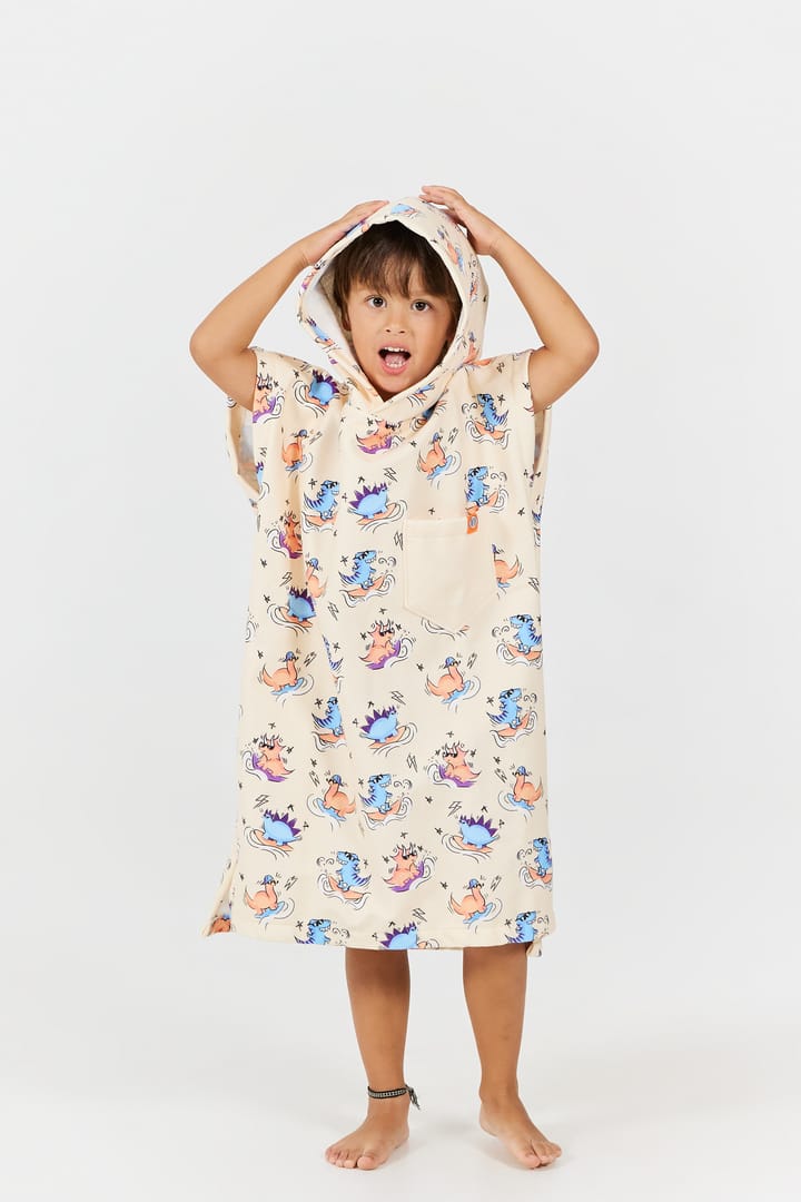 After Essentials Toddler Poncho Dino Peach After Essentials