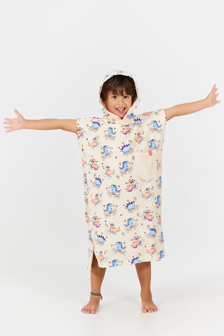 After Essentials Toddler Poncho Dino Peach After Essentials