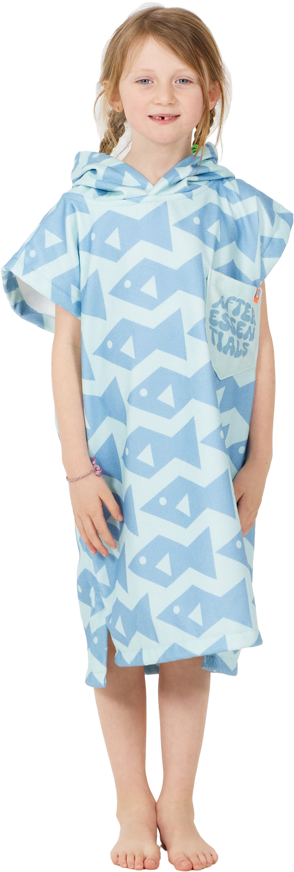 After Essentials Toddler Poncho Square Fish  110–130 cm