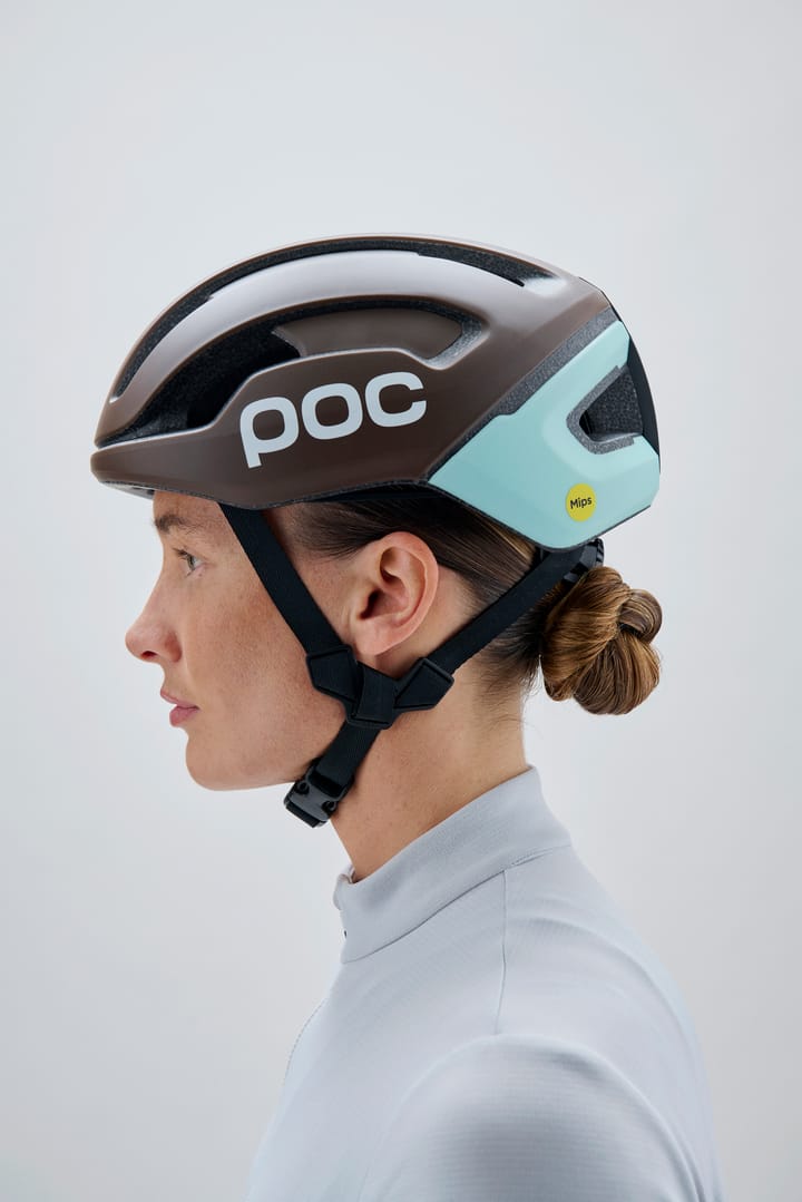 POC Omne Air Mips Cycling Helmet Bronzite Brown Matt/Lazurite Blue Matt POC