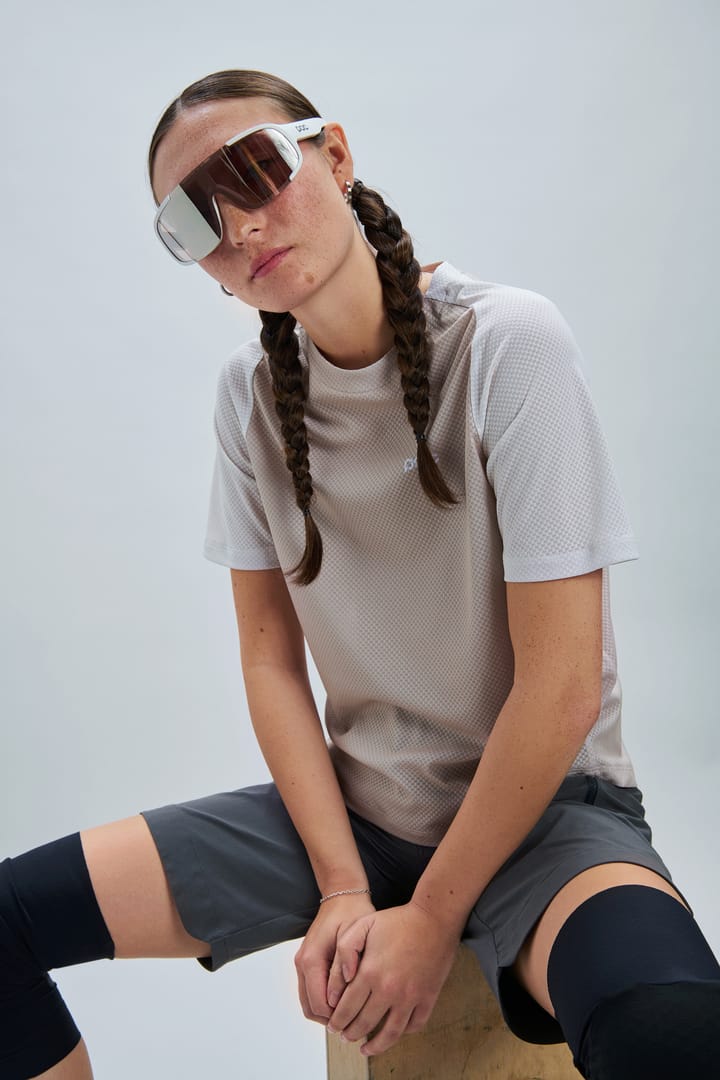 POC Aspire Bike Sunglasses Hydrogen White/Clarity Trail /Partly Sunny Silver POC