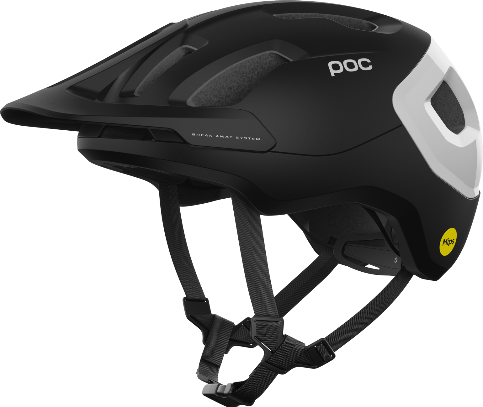 POC Axion Race Mips Uranium Black Matt/Hydrogen White