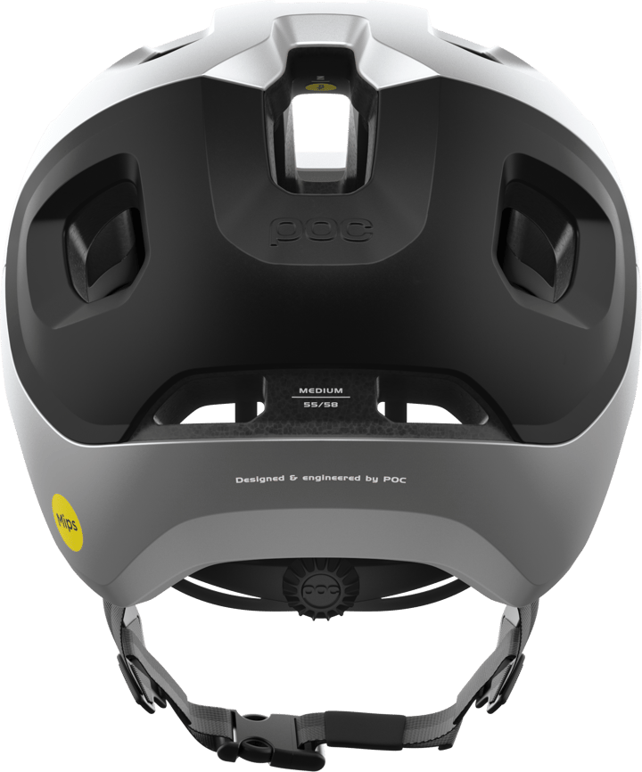 POC Axion Race Mips Uranium Black/Argentite Silver Matt POC
