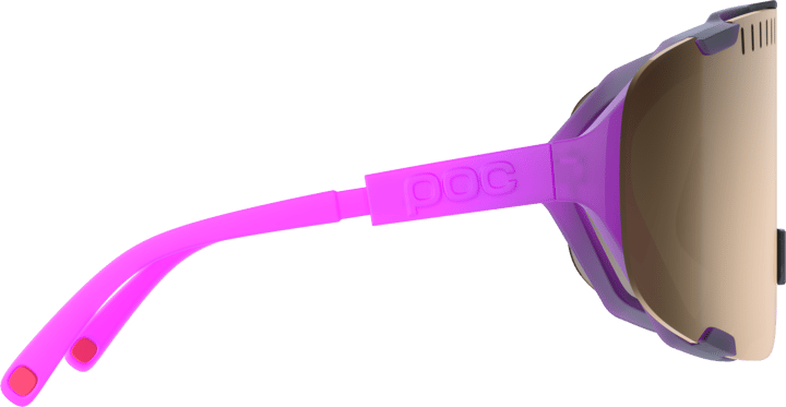 POC Devour Fluorescent Pink/Uranium Black/Clarity Trail Silver POC