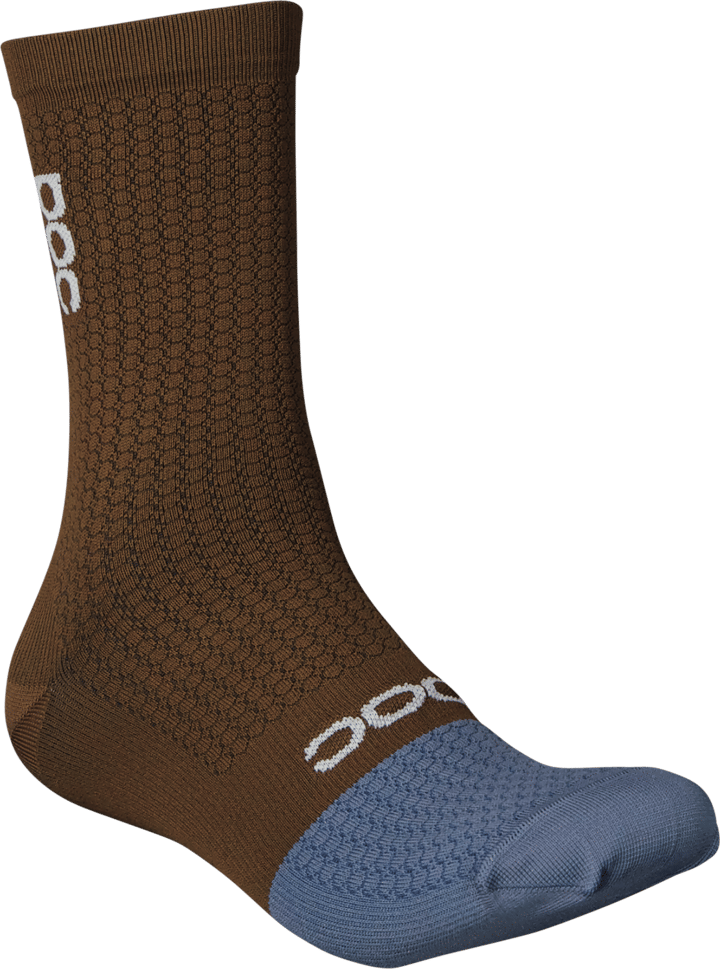 POC Flair Sock Mid Jasper Brown/Calcite Blue POC POC Flair Sock Mid Jasper Brown/Calcite Blue POC