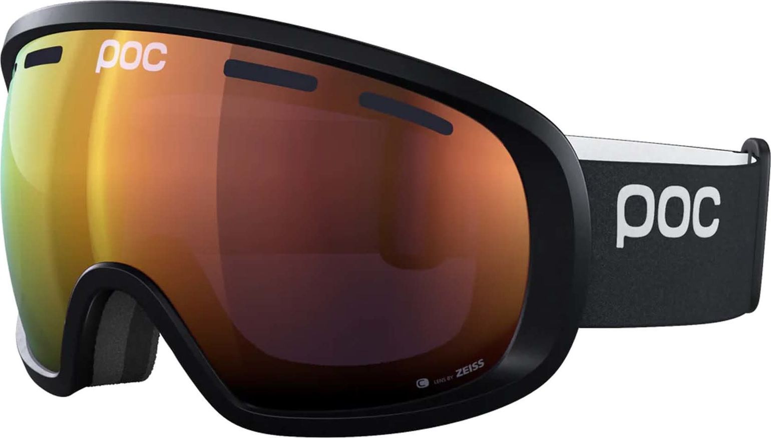 POC Fovea Uranium Black/Partly Sunny Orange