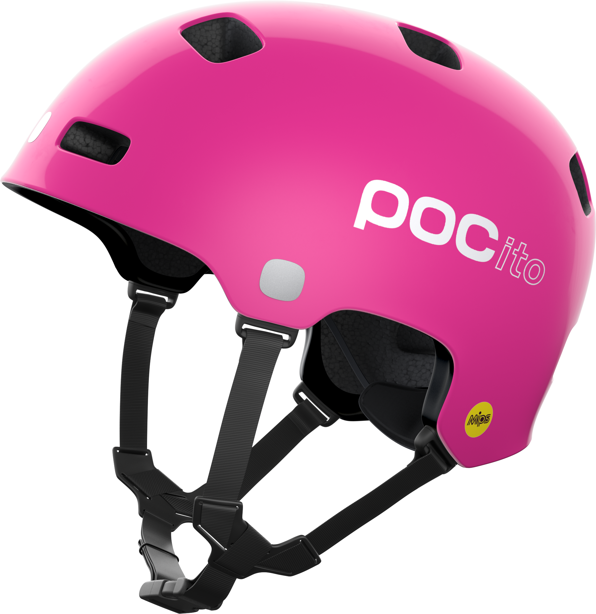 POC Kids' POCito Crane Mips Fluorescent Pink Pyöräilykypärät S/51-54
