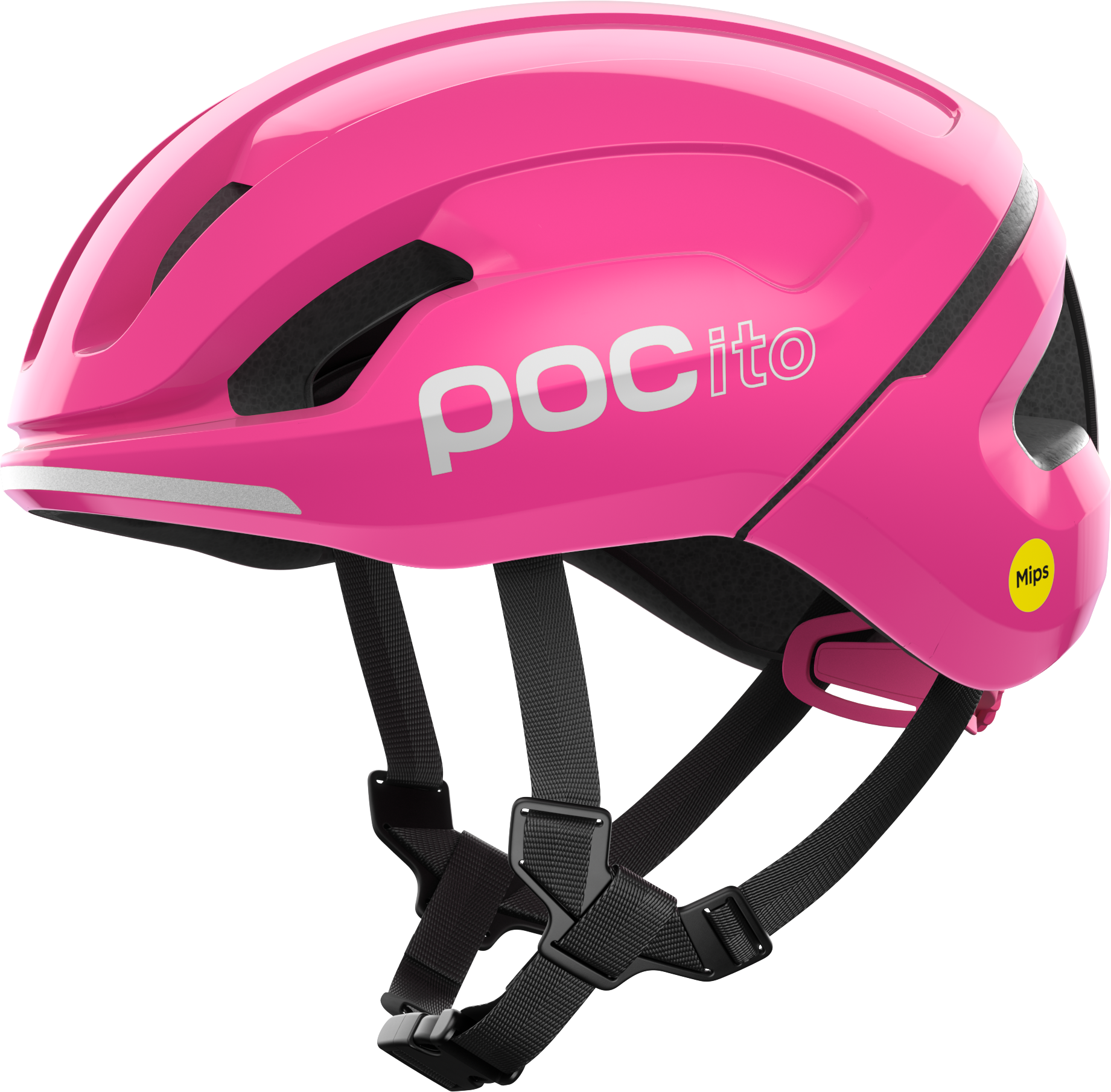 POC Kids' Pocito Omne Mips Fluorescent Pink Cykelhjälmar XS (48-52 cm)