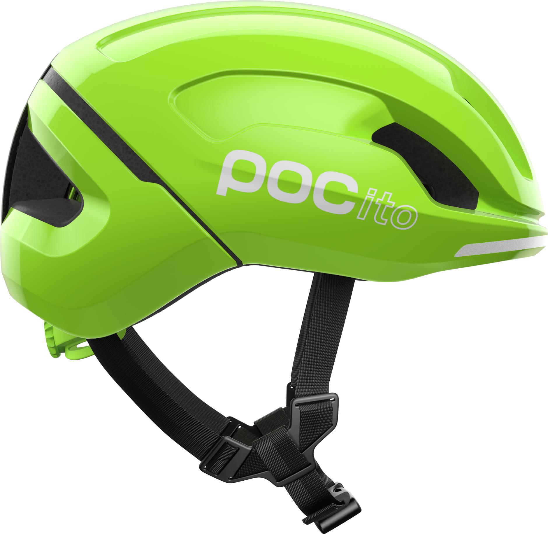 POC Kids' Pocito Omne Mips Fluorescent Yellow/Green Cykelhjälmar S (51-56 cm)