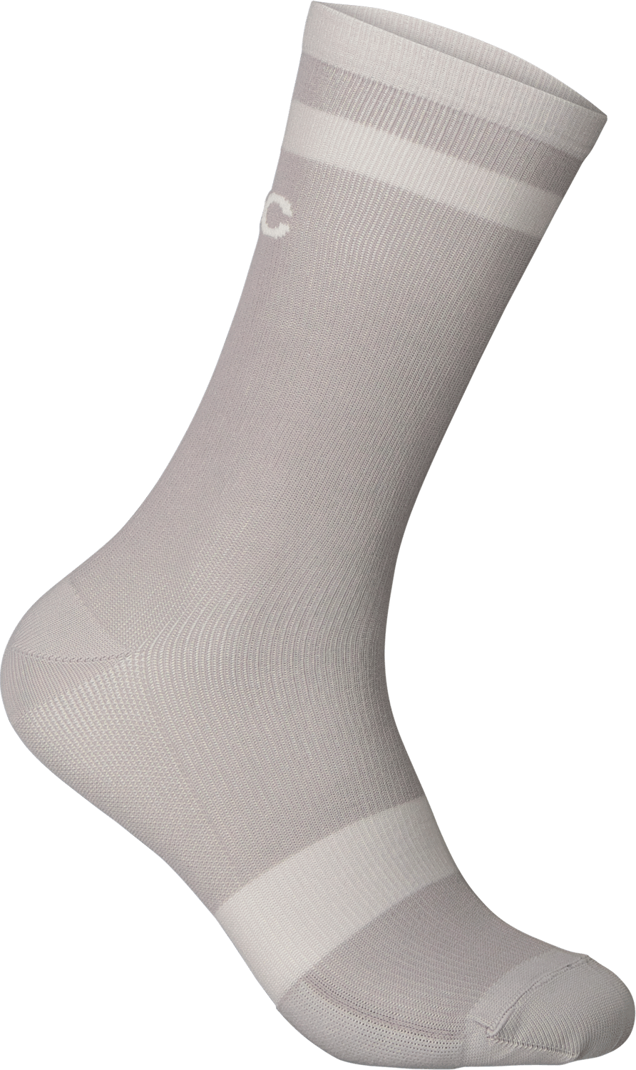 POC Lure MTB Sock Long Light Sandstone Beige/Moonstone Grey