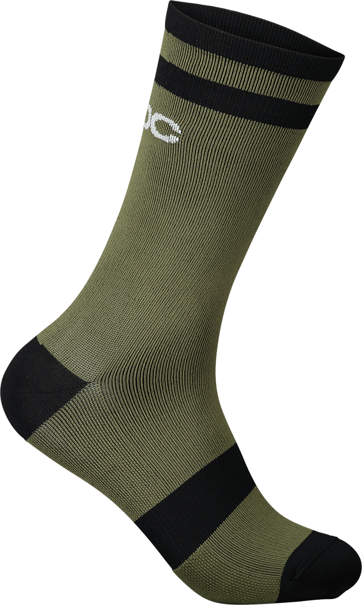 POC Lure MTB Sock Long Epidote Green/Uranium Black POC