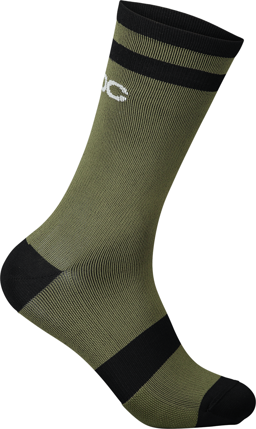 POC Lure MTB Sock Long Epidote Green/Uranium Black