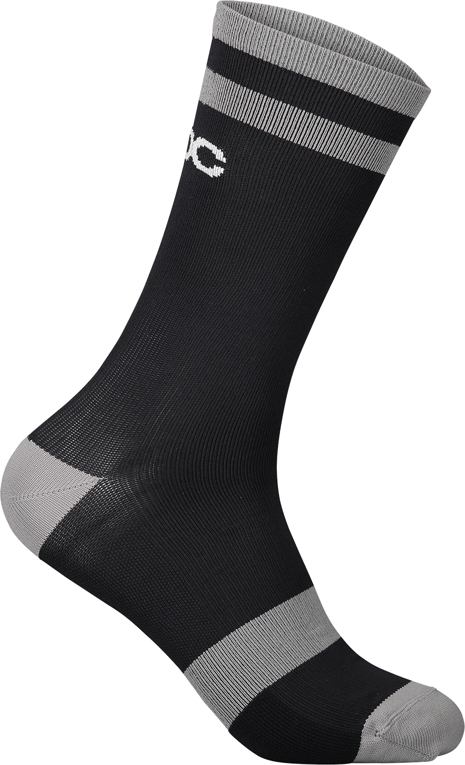 POC Lure MTB Sock Long Uranium Black/Granite Grey