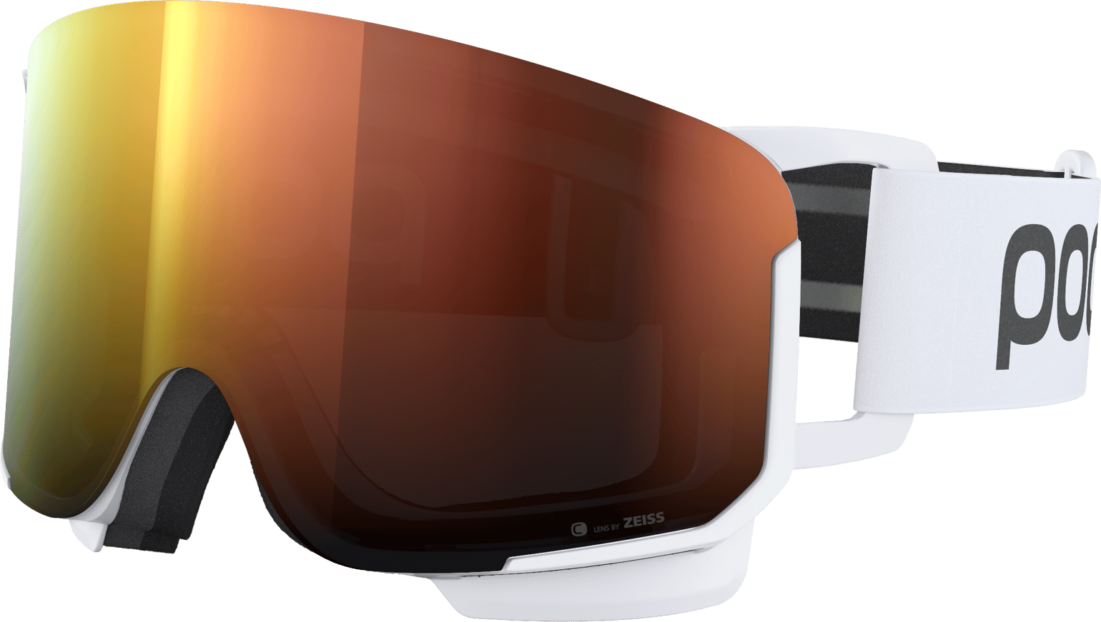 POC Nexal Hydrogen White/Partly Sunny Orange
