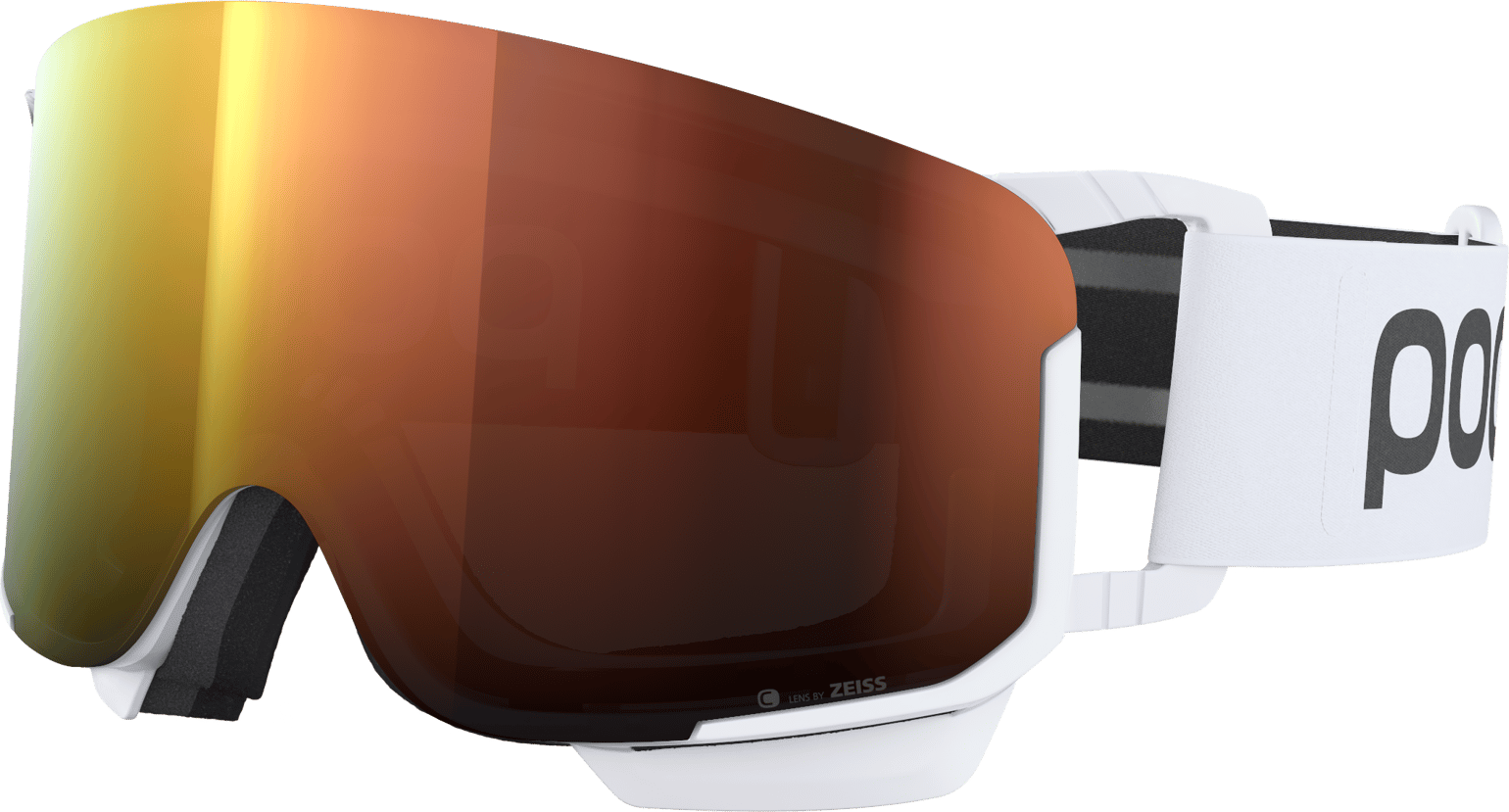 POC Nexal Mid Hydrogen White/Partly Sunny Orange