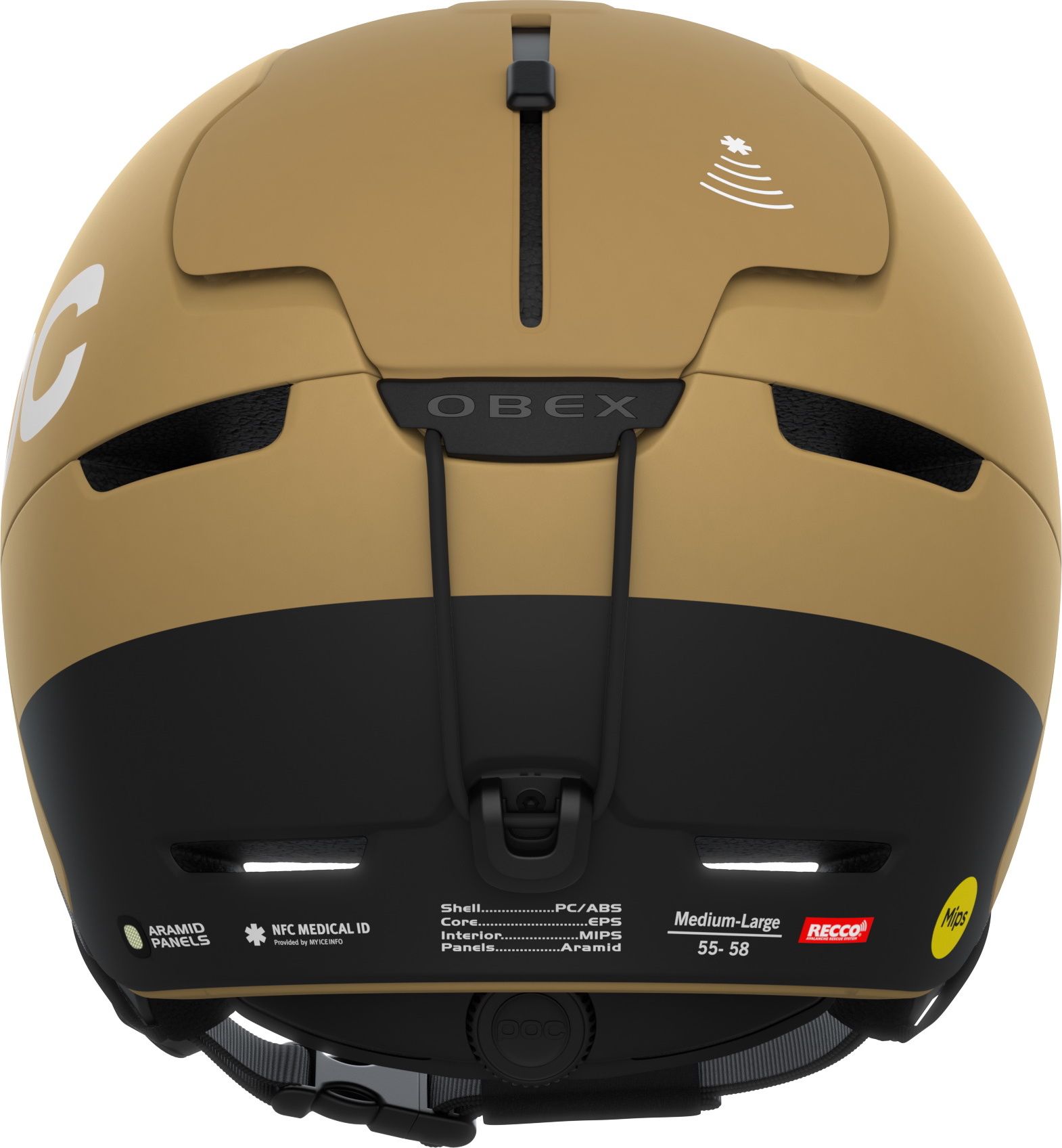POC OBEX MIPS Aragonite Brown Matt 59-62 スキー