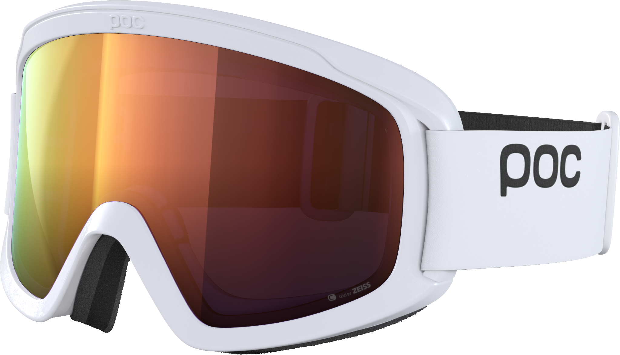 POC Opsin Hydrogen White/Partly Sunny Orange