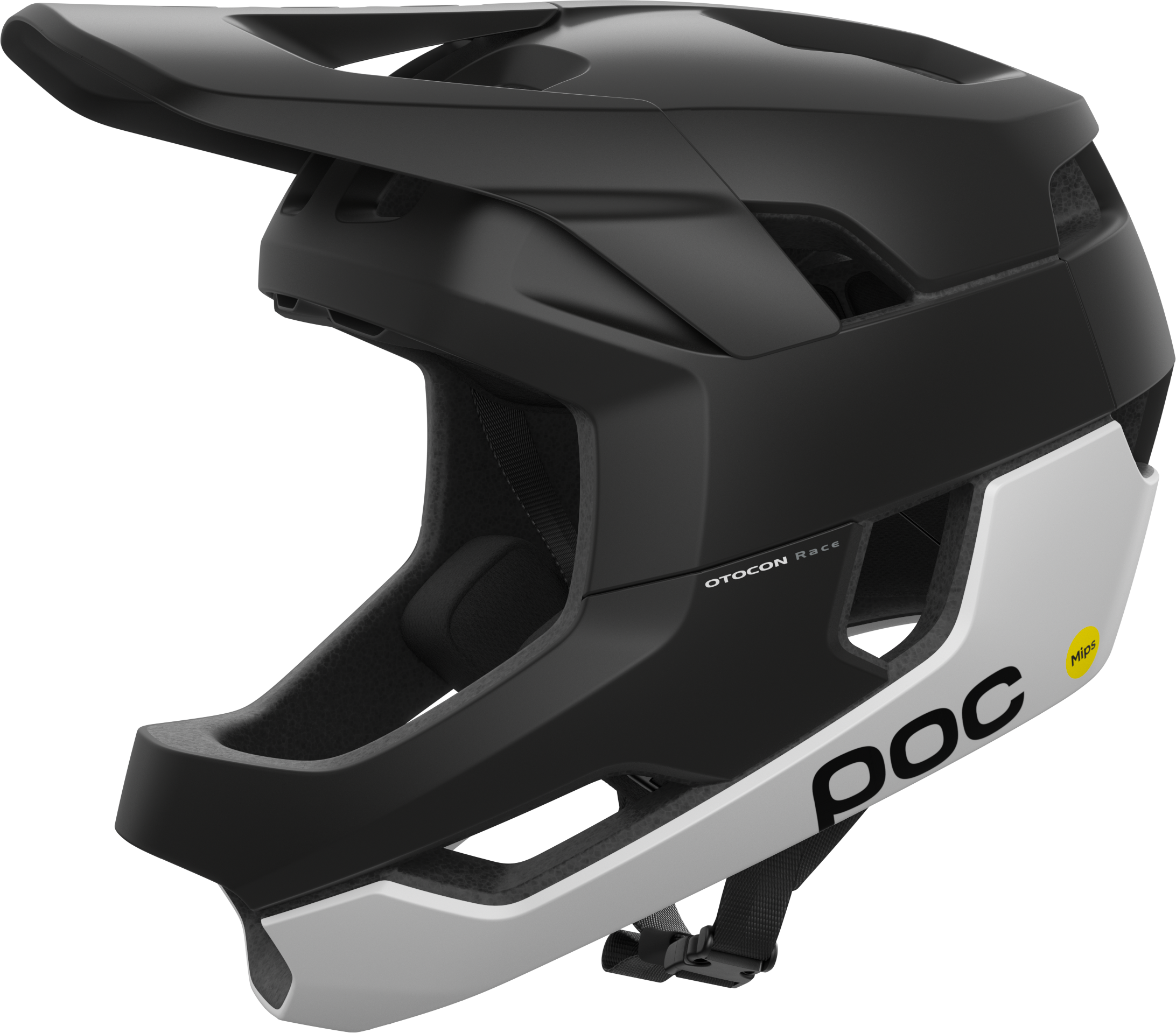 POC Unisex Otocon Race Mips Uranium Black/Hydrogen White Matt Sykkelhjelmer L/59-62